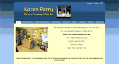 Desktop Screenshot of karenperryframing.com